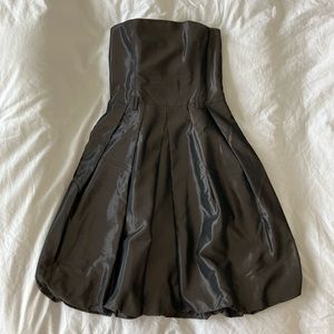 Zara Women Strapless dress, Dark Chocolate, size M